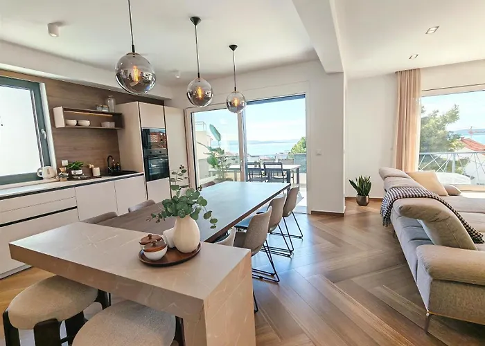 Rooftop Mare Vista Apartment Trogir
